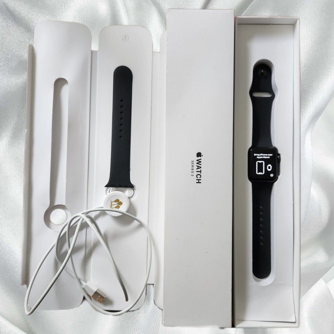 Apple watch gen 3 series best sale 3 38mm space gray aluminum