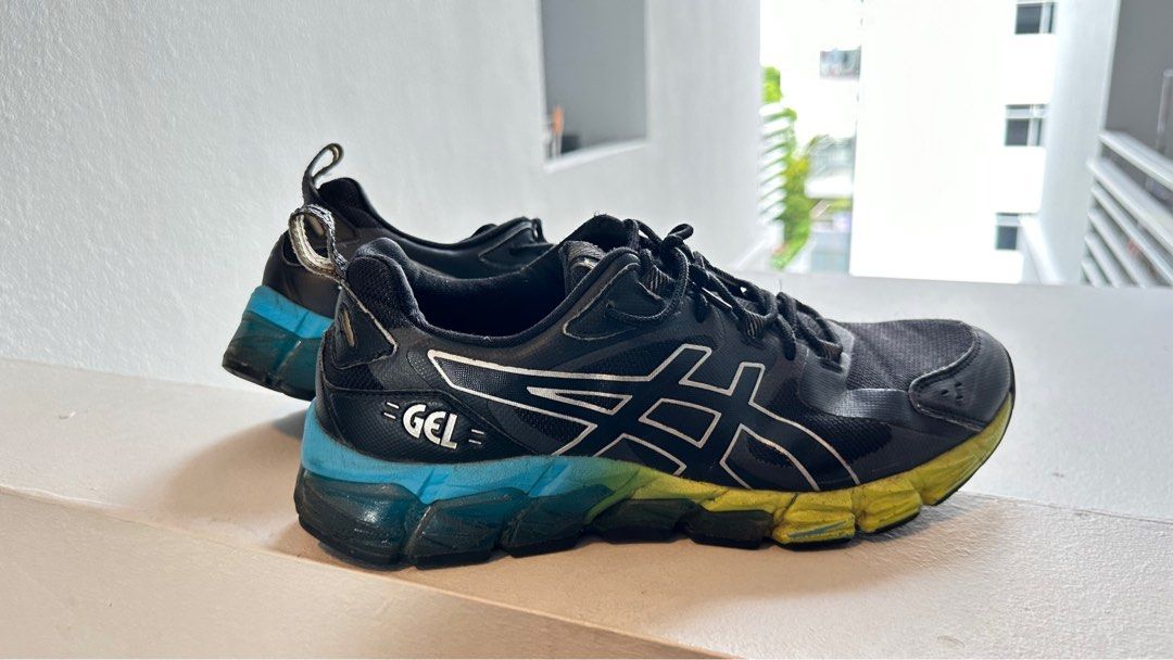 Mens black asics hot sale