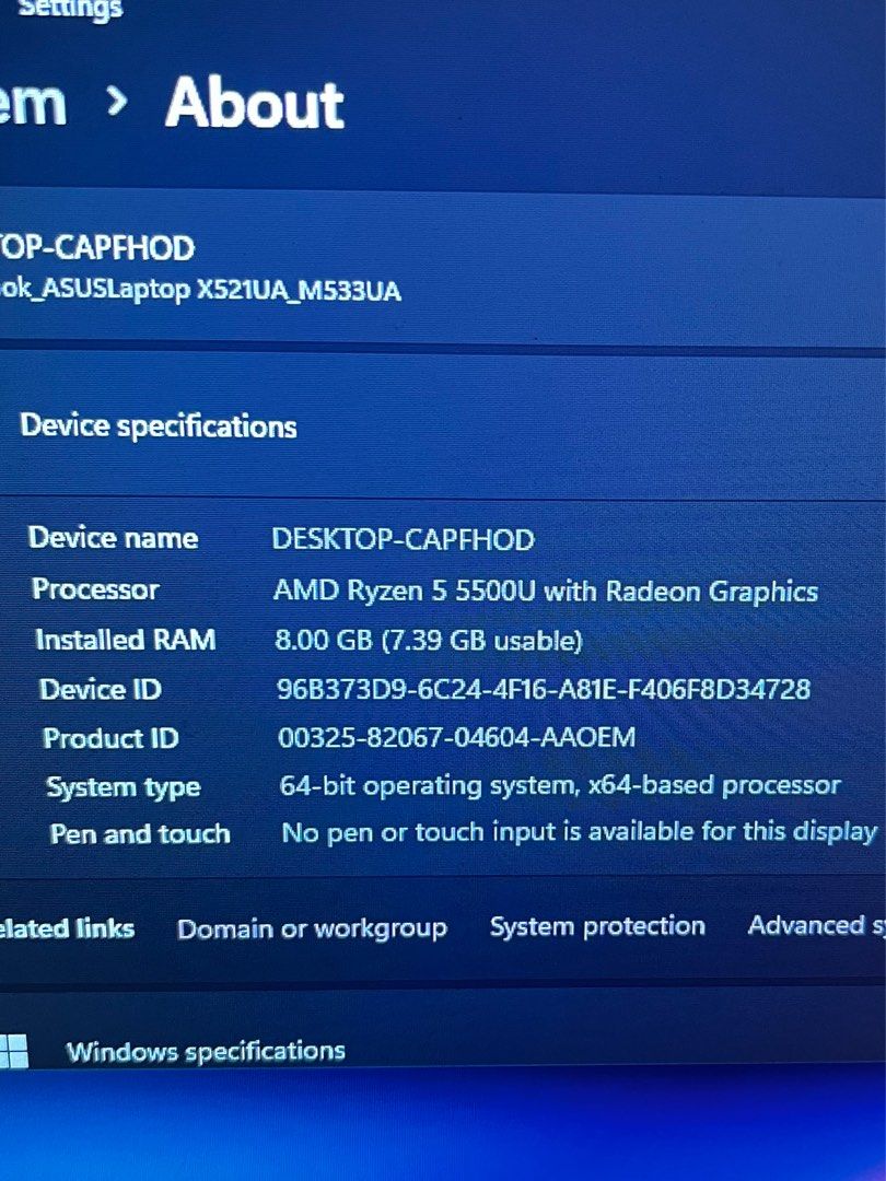 Asus Vivobook 15 amd ryzen graphics, Computers & Tech, Laptops