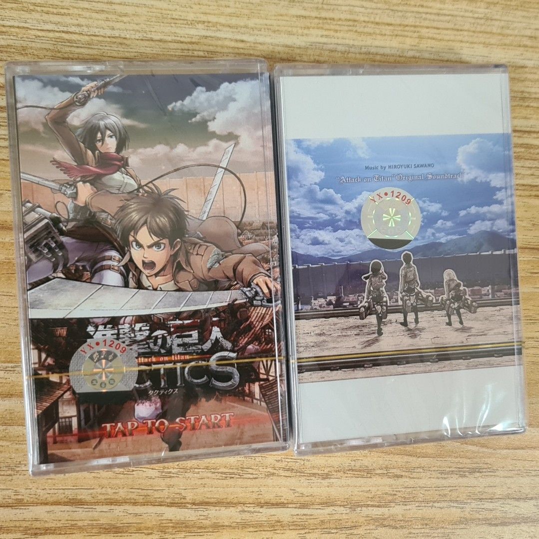 Attack on Titan Cassette Tape 進擊的巨人卡式錄音帶动漫磁带