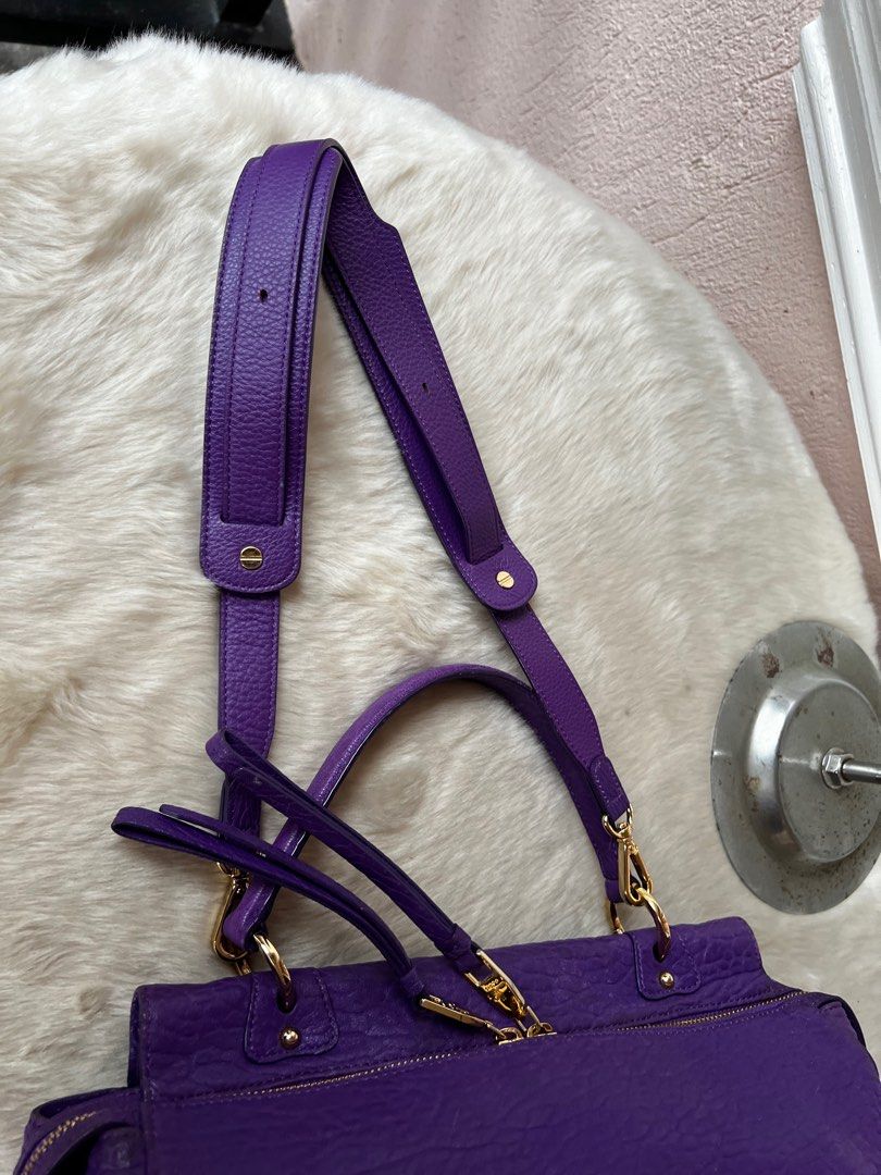 Authentic Jean-Louis Scherrer 2-way Leather Bag in Purple, Women's Fashion,  Bags & Wallets, Shoulder Bags on Carousell