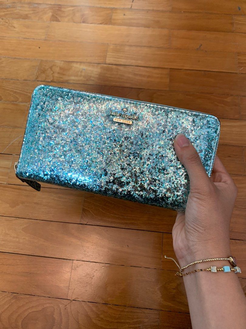 Kate spade baby blue discount wallet