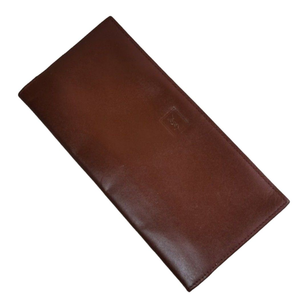 Authentic YSL slim bifold wallet vintage (Category: Luxury Bags & Wallets) located in Quezon City. Submitted by manerarestorationservices (Listing ID 1208577442, Image 1). Description: SALE SALE SALE❗❗❗ Money back Guarantee 💯% Gauranteed authentic YSL bifold wallet *Color: maroon *Size: long *Condition: 8.5/10 never been spa -Used * Inclusions: wallet only Rank review by the criterion of our shop about the products condition and level. 10 : Bran