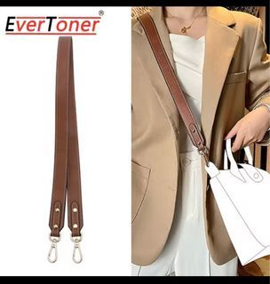 2cm Width Handbag Strap Genuine Vachetta Leather 