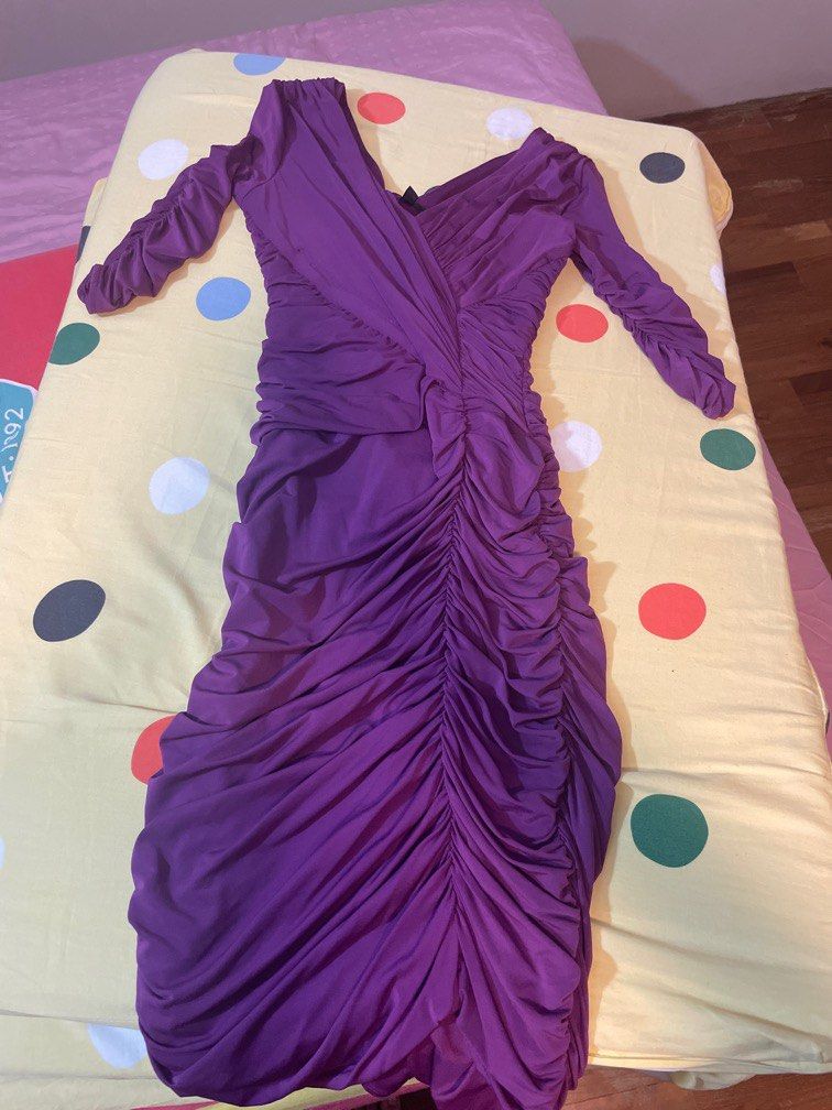 Bcbg purple dress online