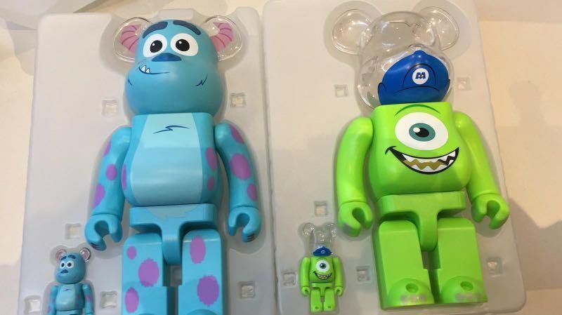 BE@RBRICK MIKE SULLEY 100％ u0026 400％-