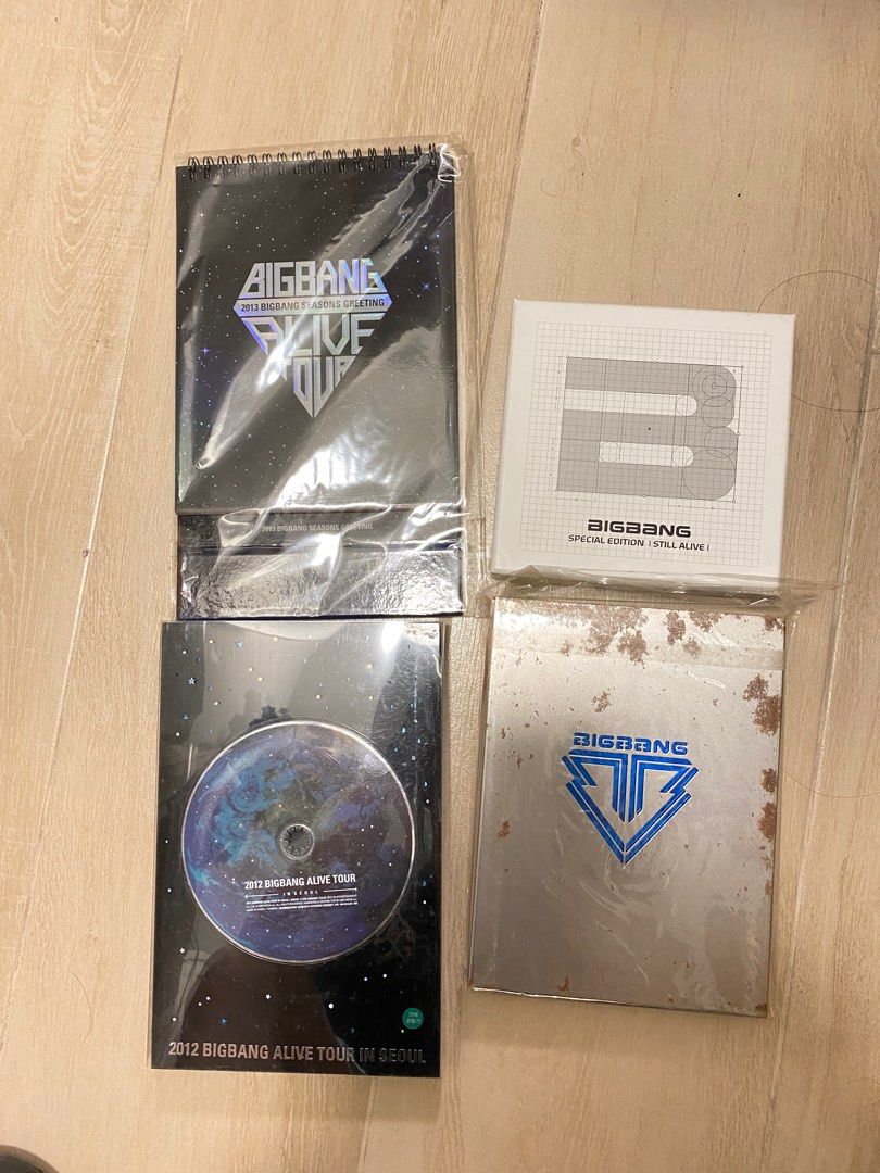 Bigbang cd dvd all sell, 興趣及遊戲, 音樂、樂器& 配件, 音樂與媒體