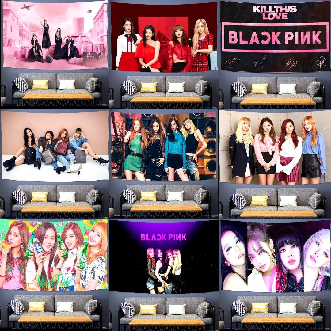 BLACKPINK TAPESTRY 17 DESIGNS Hobbies Toys Memorabilia Collectibles K Wave on Carousell