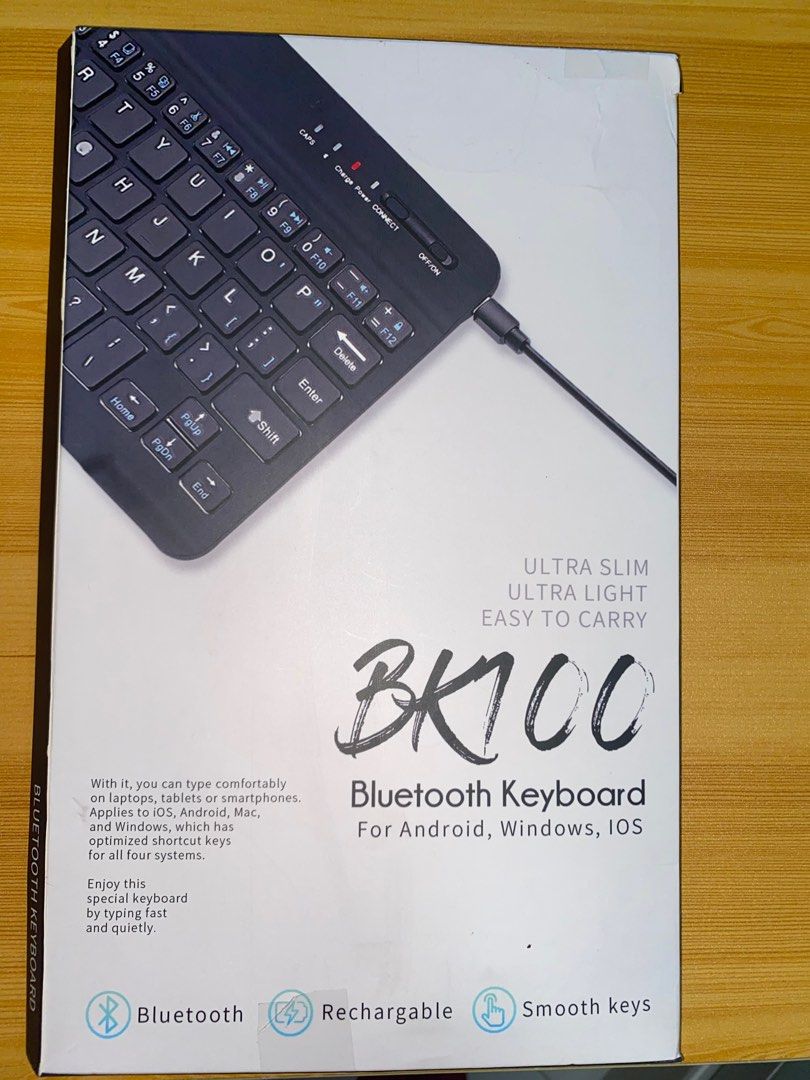 Bluetooth Keyboard BK100 (iPad, Mac, Windows, Android), Computers ...