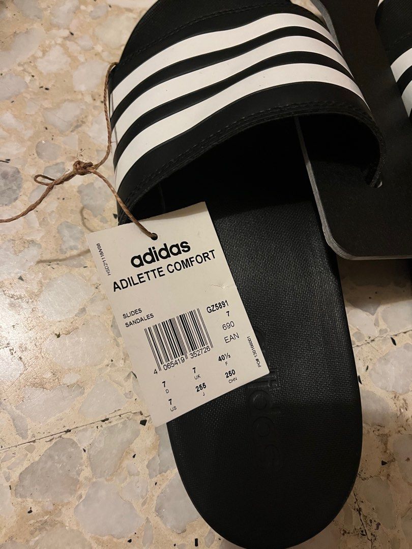 Brand new adilette comfort slides black Women s Fashion Footwear