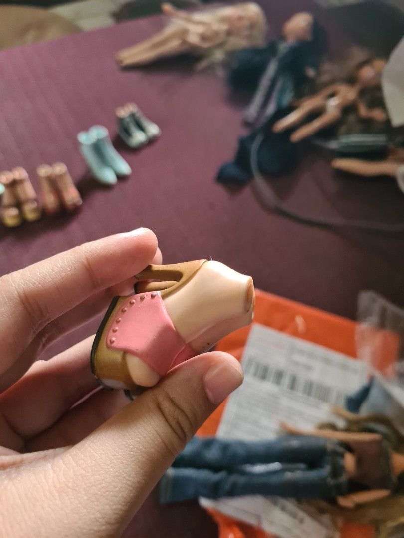 shein rose gold heels