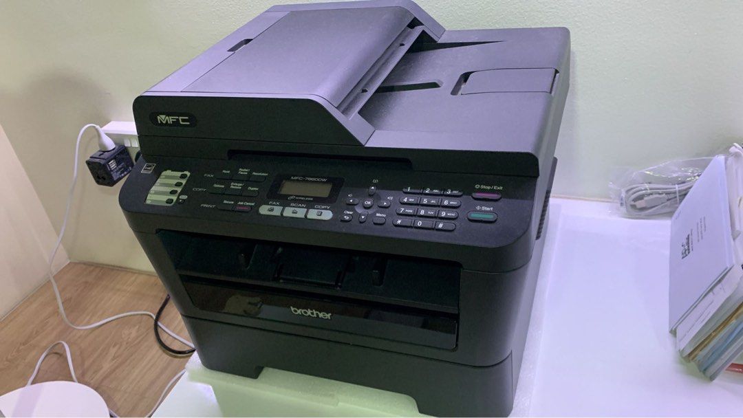 Brother multi function printer MFC7860DW, Computers & Tech, Printers