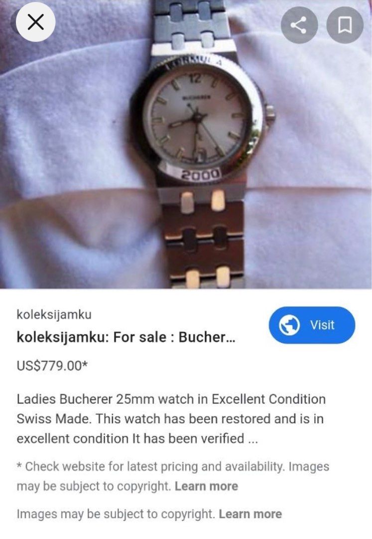 Bucherer formula 2000 watch hot sale
