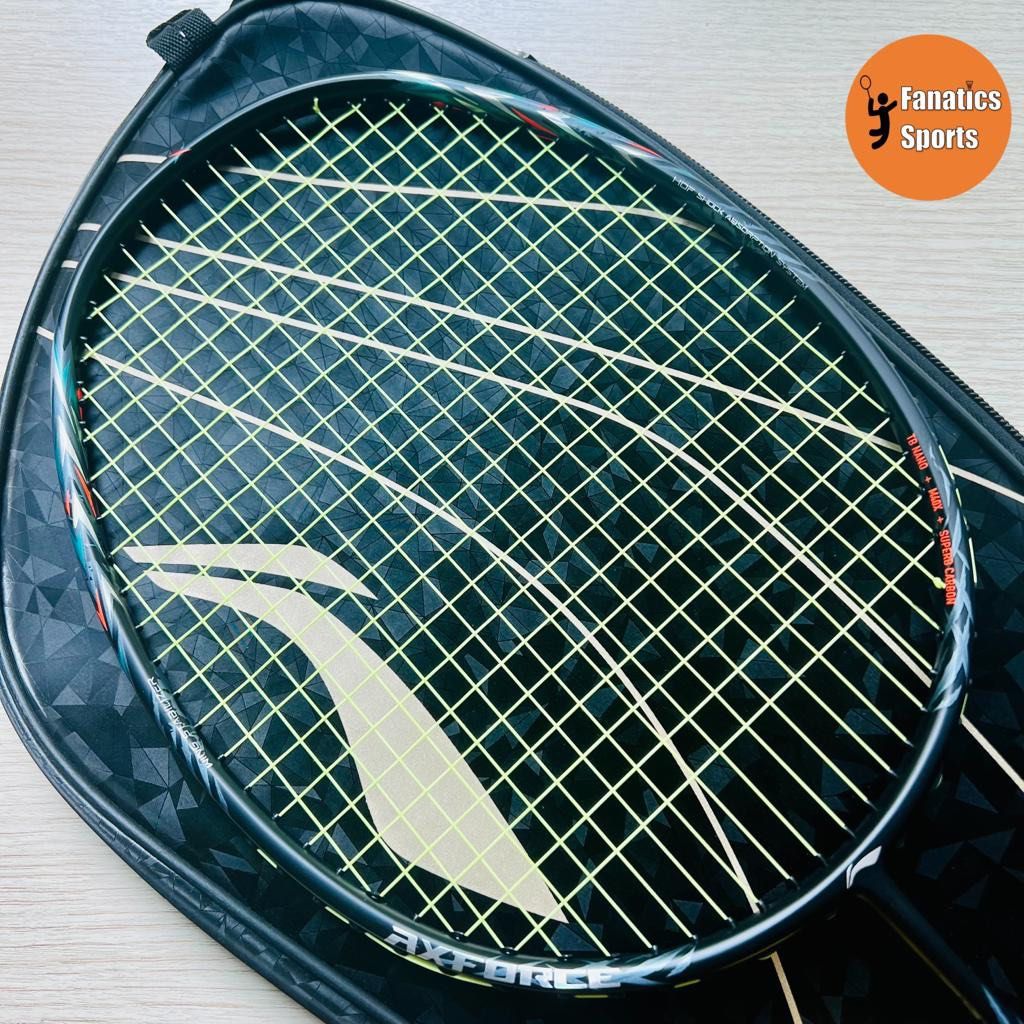 [Bundle] Brand New Li Ning Axforce 70 5U G6 Badminton Racket strung