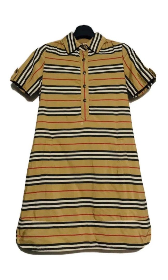 burberry striped shirt dress Burberry classic iconic striped shirt dress, Women's Fashion, Dresses &  Sets, Dresses on Carousell