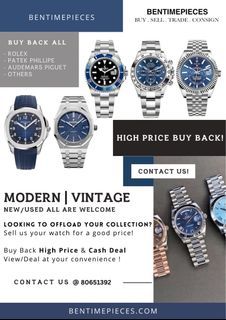 BUYING BACK ALL LUXURY WATCHES Luxury Watches on Carousell