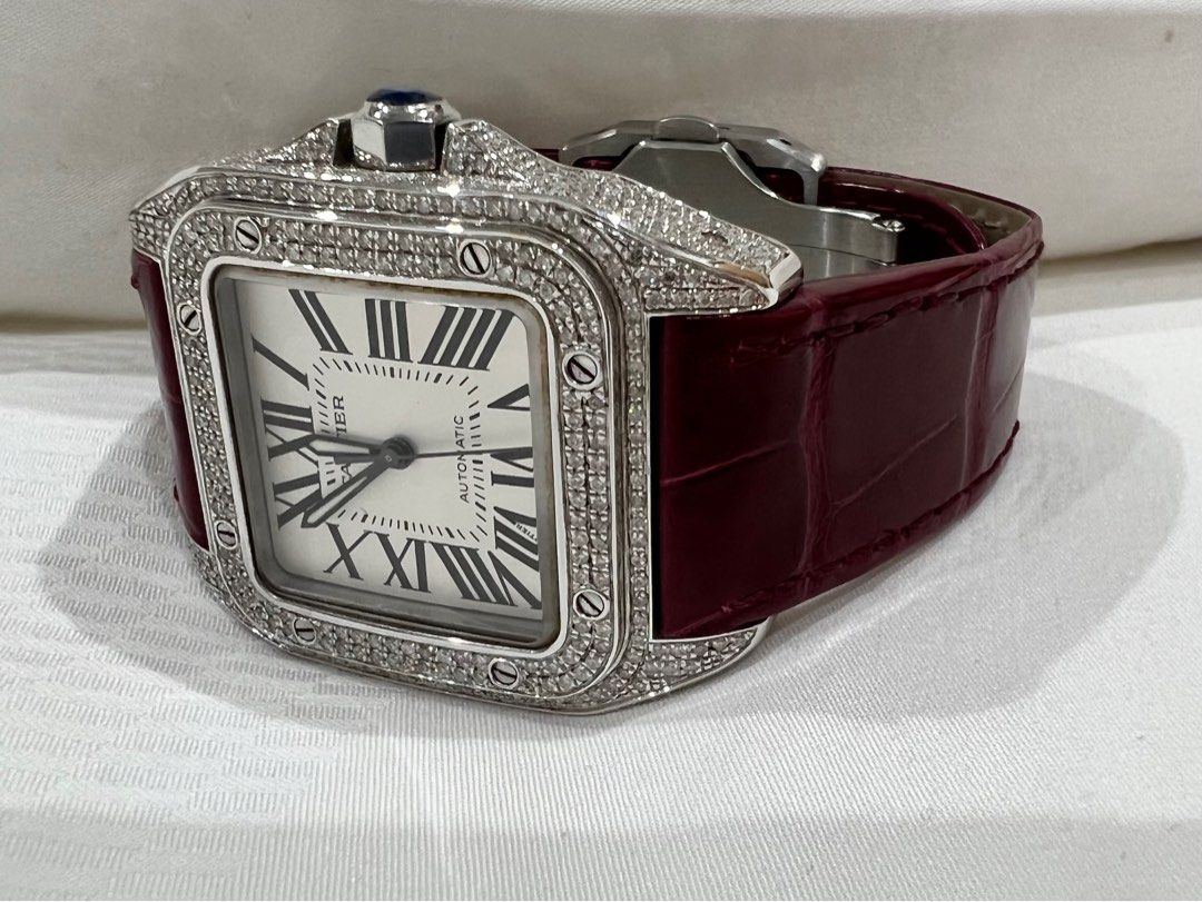 Cartier santos sales 100 watch