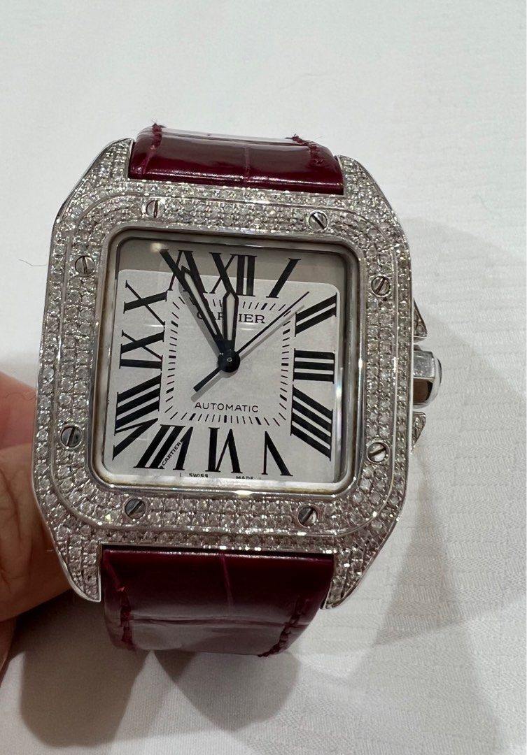 Cartier Santos 100 Watch Luxury Watches on Carousell