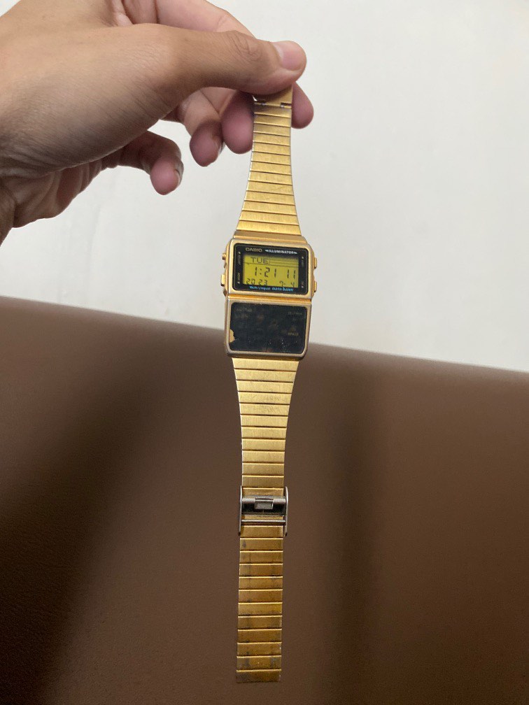 casio databank gold calculator dbc Women s Fashion Watches