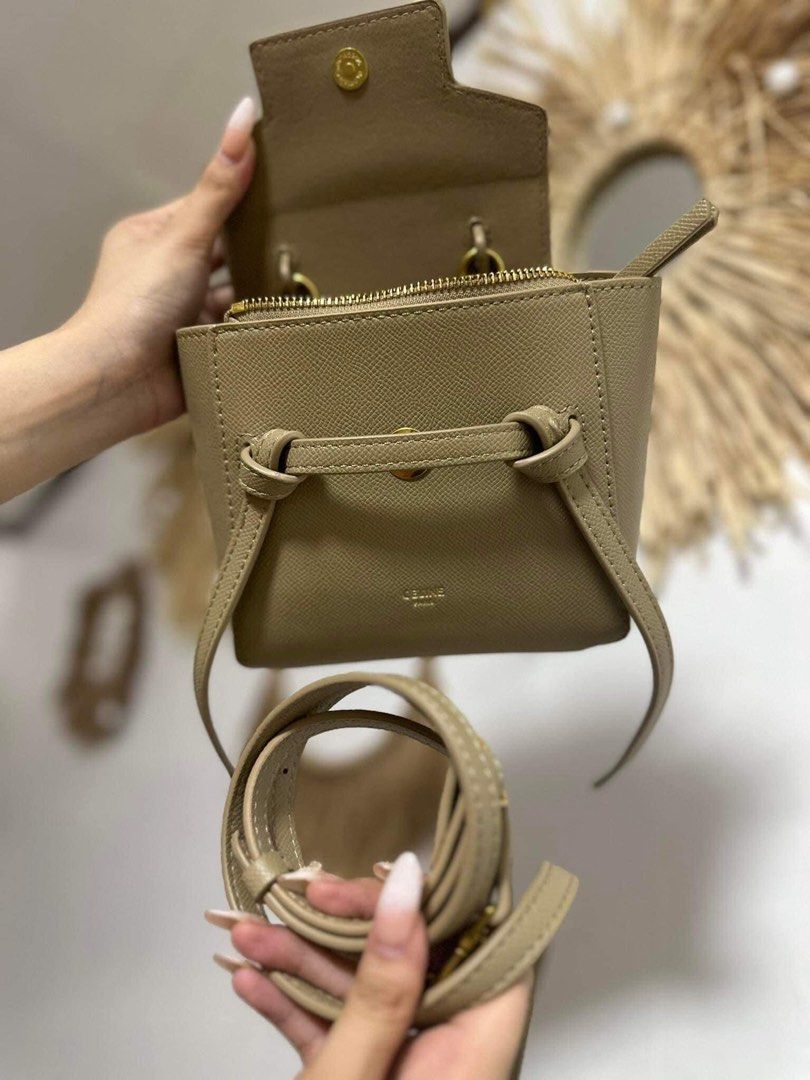 Celine pico nano calfskin bag shipping from korea, Luxury, Bags & Wallets  on Carousell