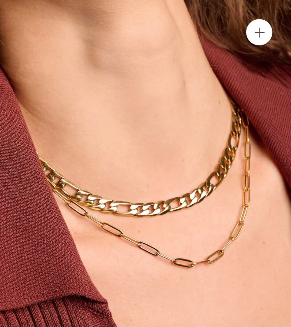 Chain link choker womens hot sale