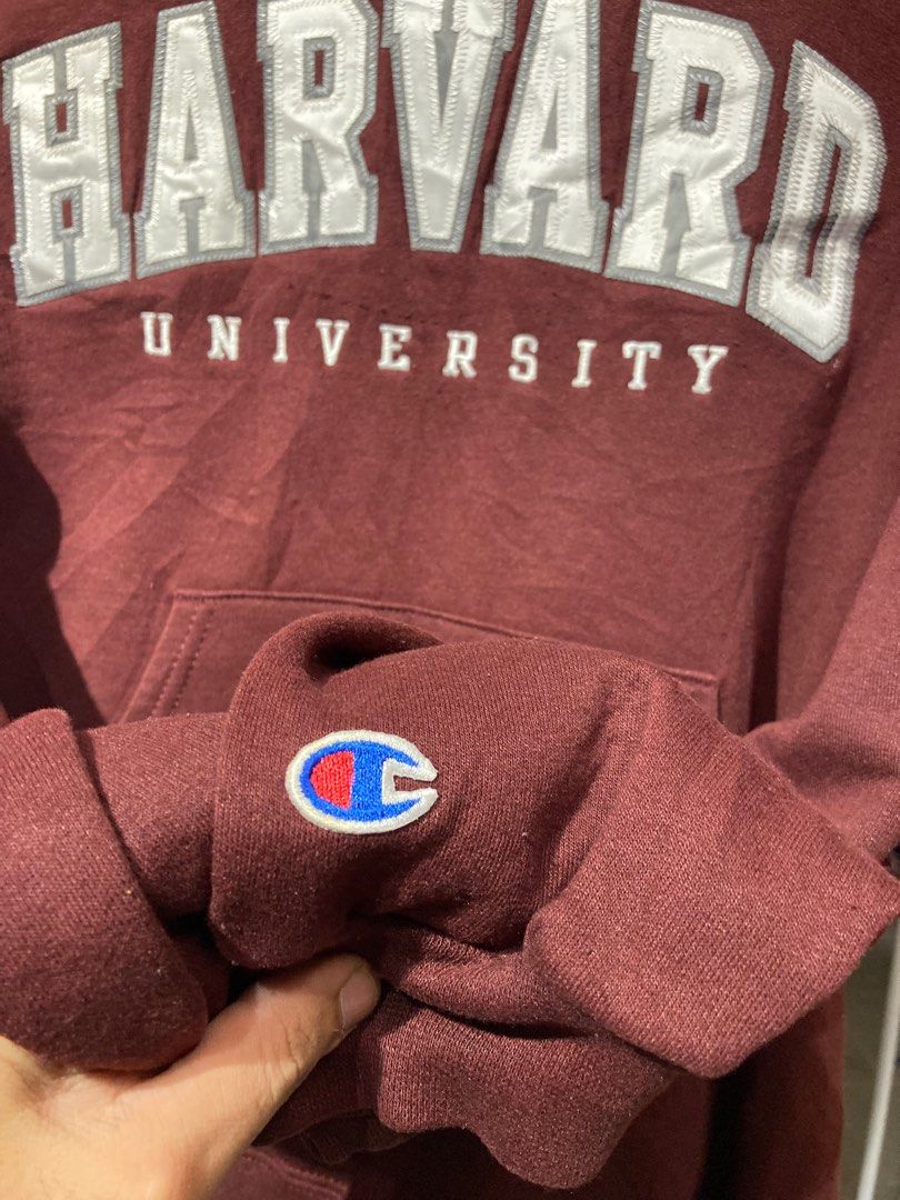 CHAMPION HARVARD UNIVERSITY HOODIE Men s Fashion Tops Sets