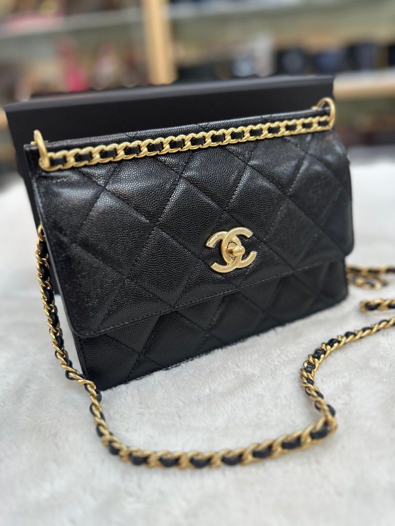 Chanel Small Flap w/Chain Ontop