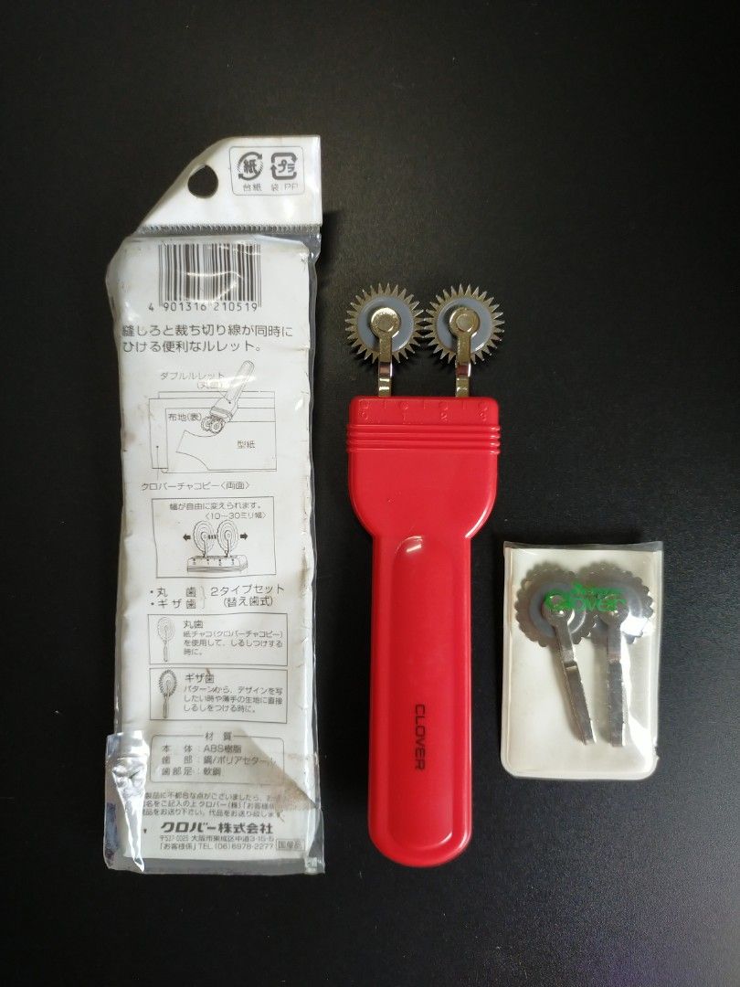 Clover Double Tracing Wheel, Hobbies & Toys, Stationery & Craft, Craft