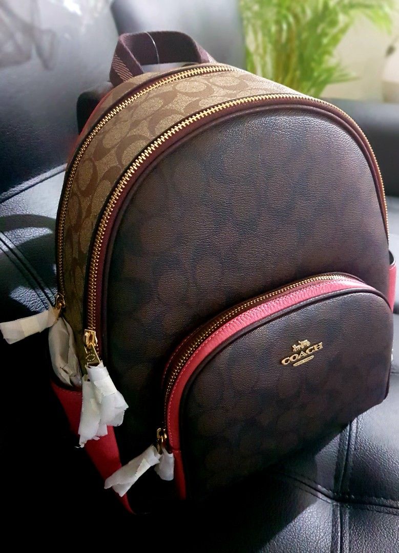 Coach Court Backpack Monoblock, Women's Fashion, Bags & Wallets ...