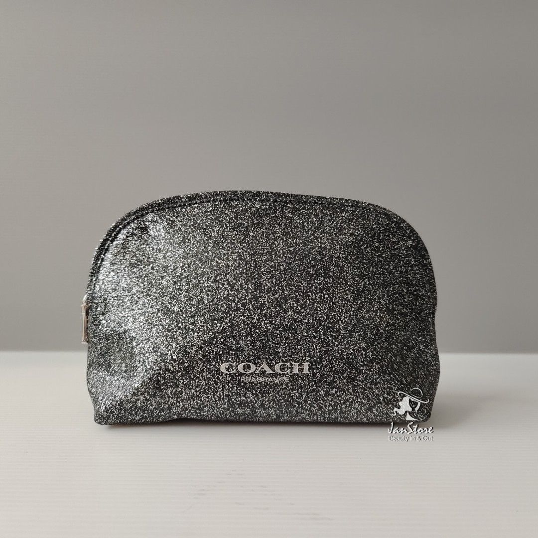 Coach Fragrance Glitter Makeup Travel Pouch Women s Fashion Bags
