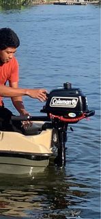 Coleman Powersports 2.6 HP Outboard Motor with Short Shaft