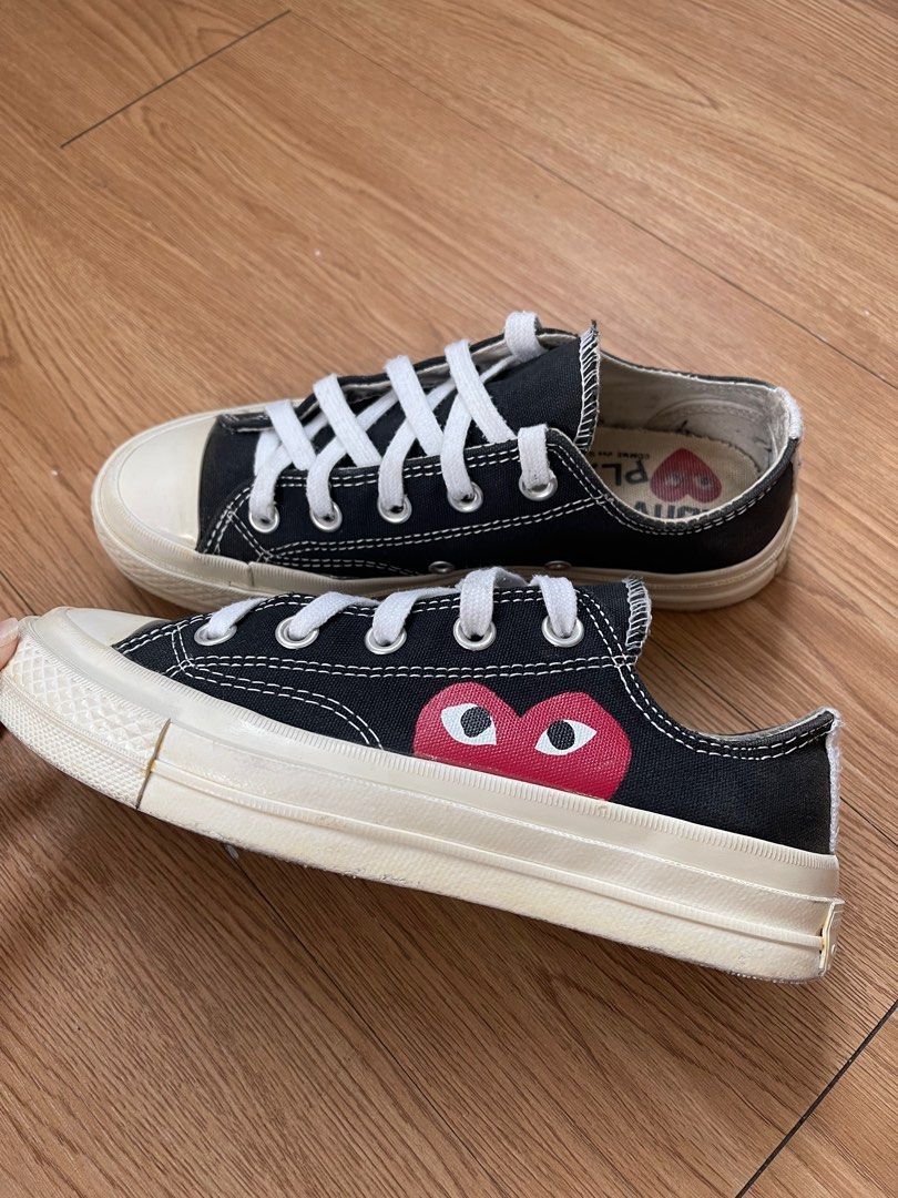 Converse CDG Size 5 Women s Fashion Footwear Sneakers on Carousell