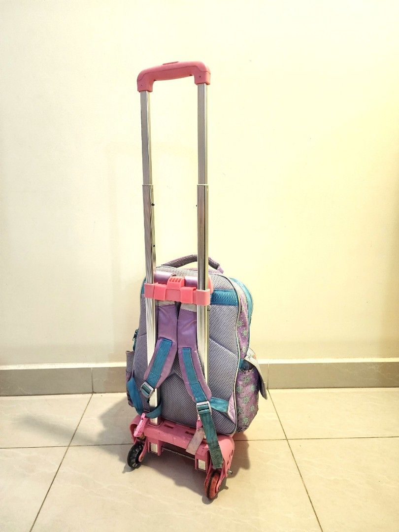 Detachable luggage handle wheels Frozen Bag Women s Fashion Bags Wallets Backpacks on Carousell