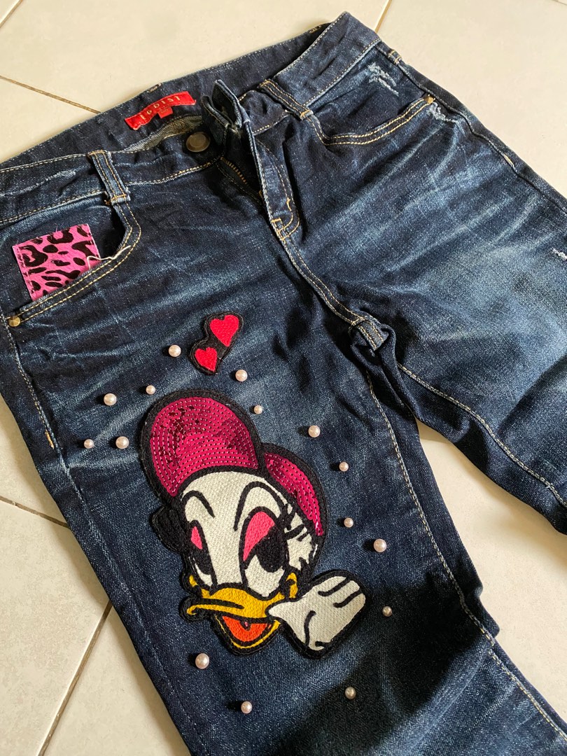 Disney jeans, Men's Fashion, Bottoms, Jeans on Carousell