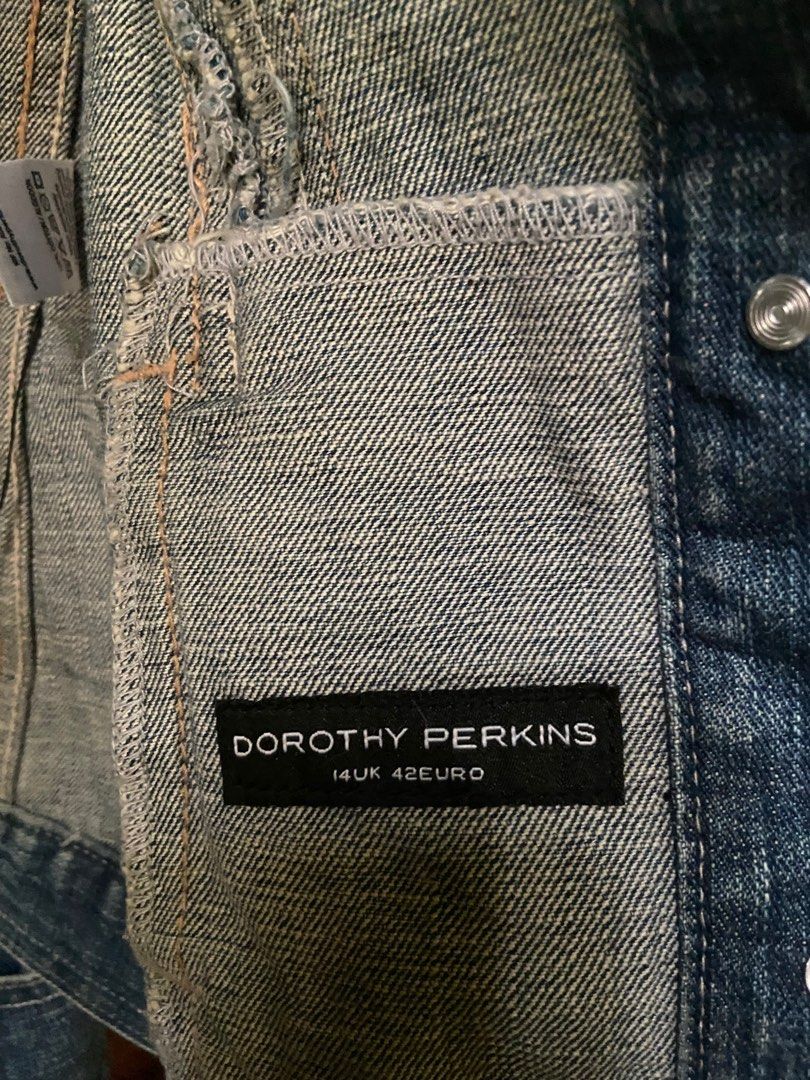 White denim hotsell jacket dorothy perkins