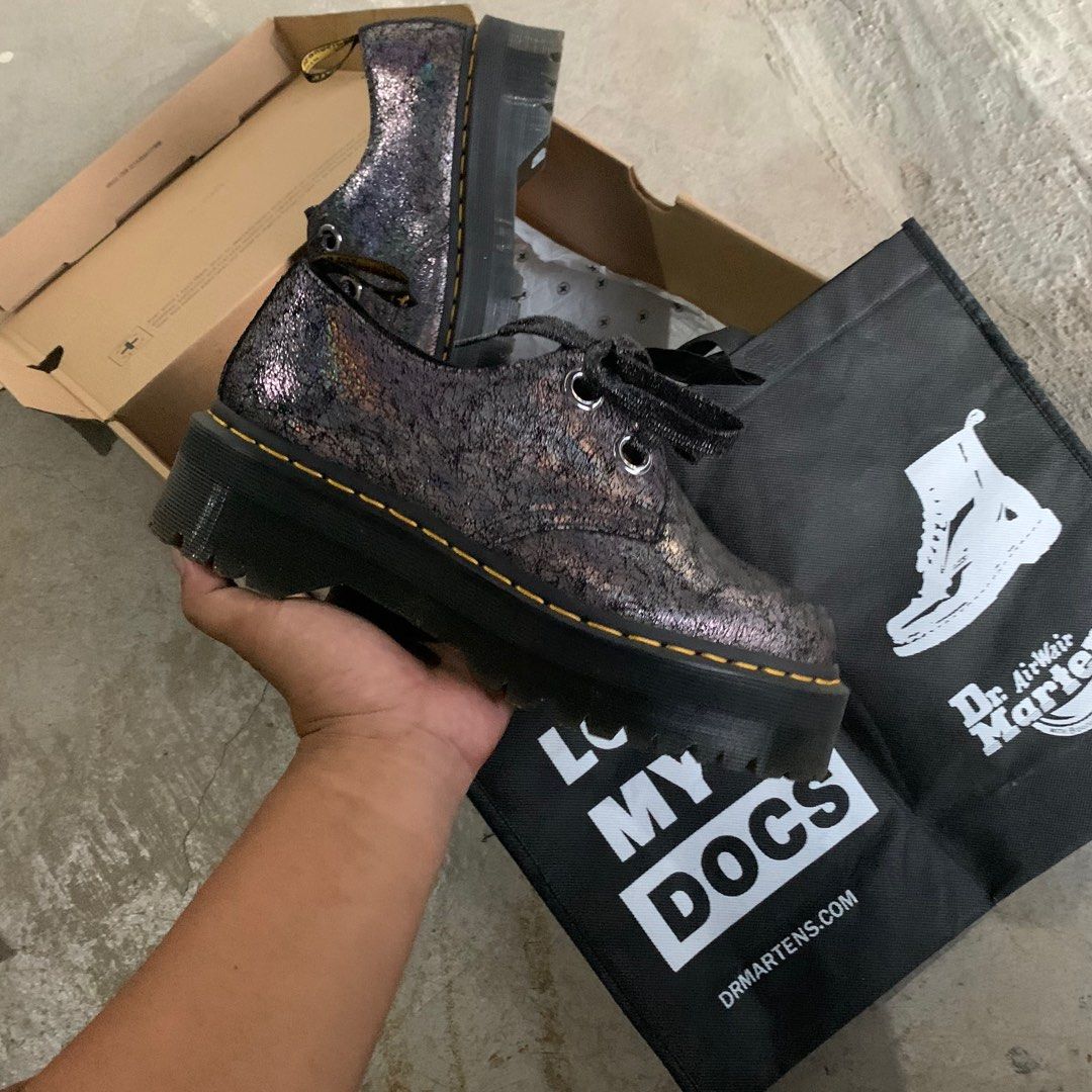 Dr martens holly iridescent clearance