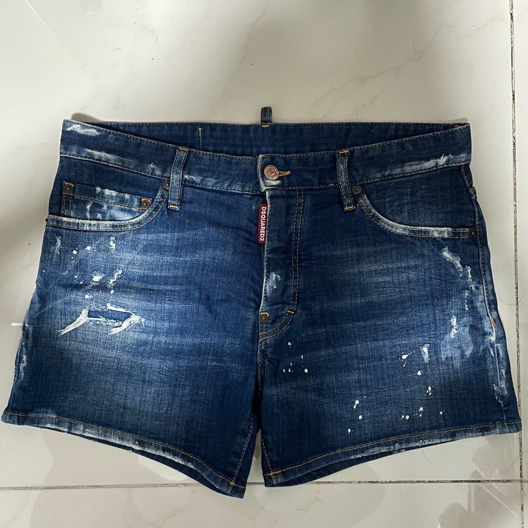 Mens dsquared clearance denim shorts