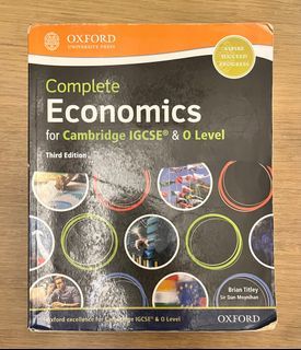 Economics textbook for IGCSE 9-10