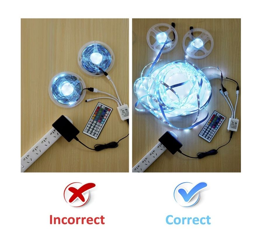 Ellercy Led Strip Lights 32.8ft 5050 RGB Light Strips Item Code 549 Furniture Home Living Lighting Fans Lighting on Carousell