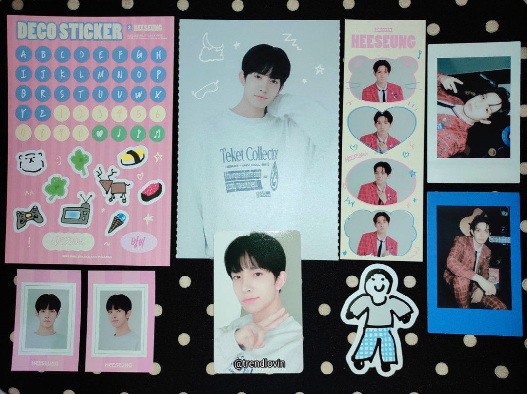 Enhypen Heesung Ggu Ggu Package 2023 Member Set on Carousell