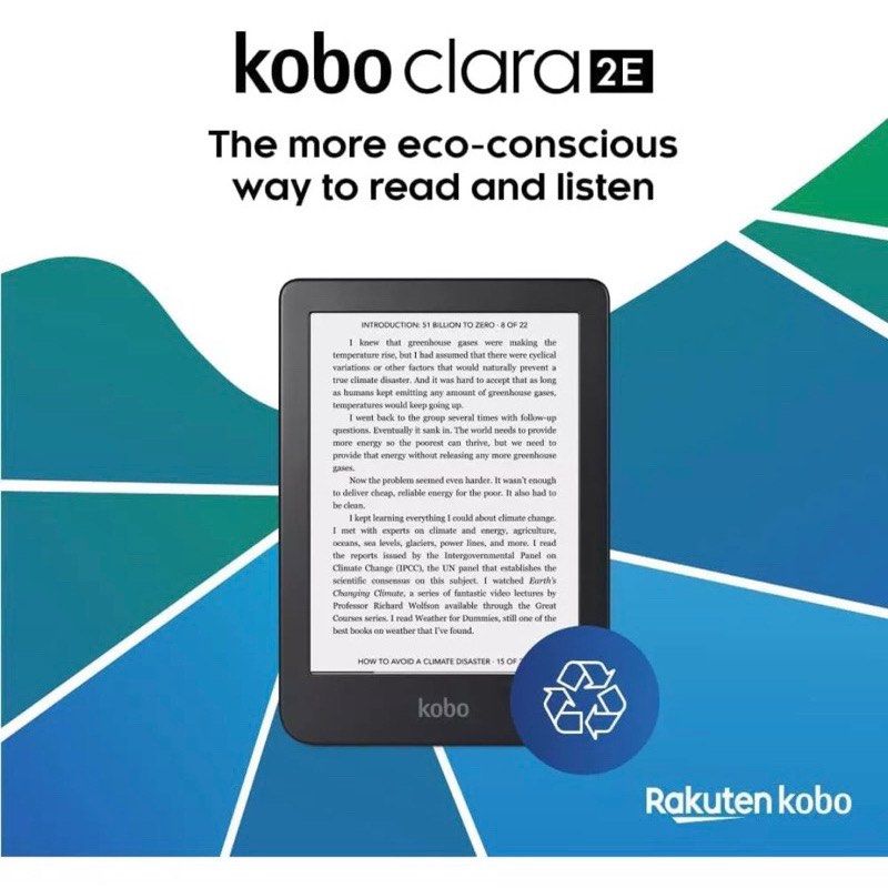 [eReader] Kobo Clara 2E 6" w/ Carta display (1448x1072) with Dark