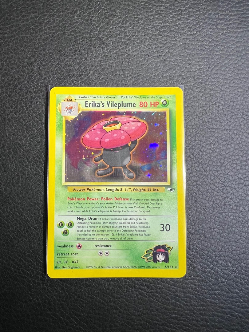 erika's vileplume pokemon card value Erika's Vileplume 5/132 Price 2026