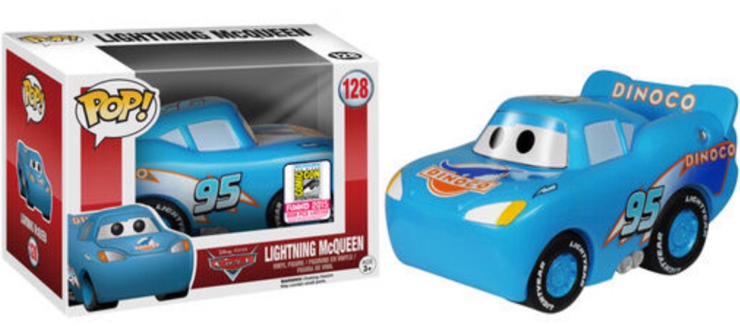 Funko - Disney Cars 3-Lightning McQueen Chromed Figurine Multicolore 13044