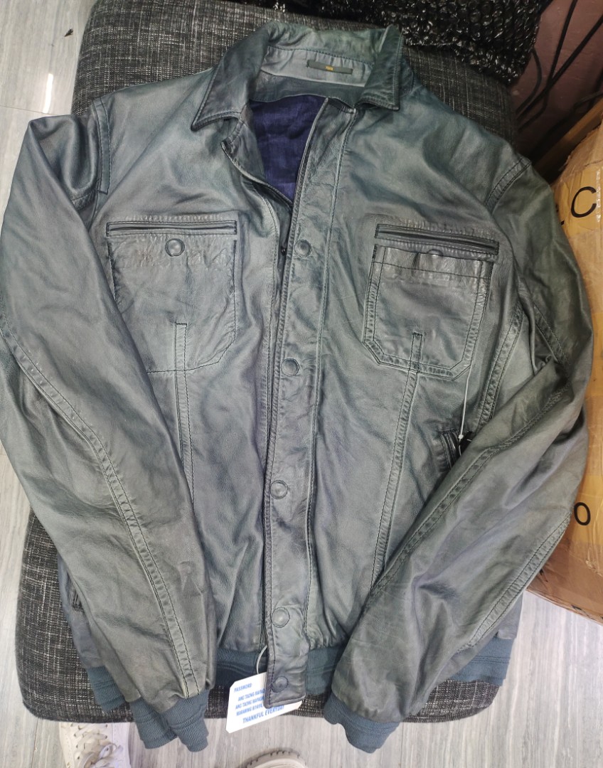 Fendi Leather jacket, Men's Fashion, Coats, Jackets and Outerwear on ...