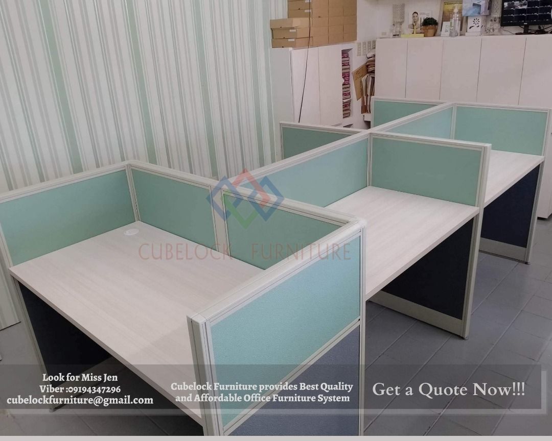 Fishbone Type -Modular Office Partitions and Tables on Carousell