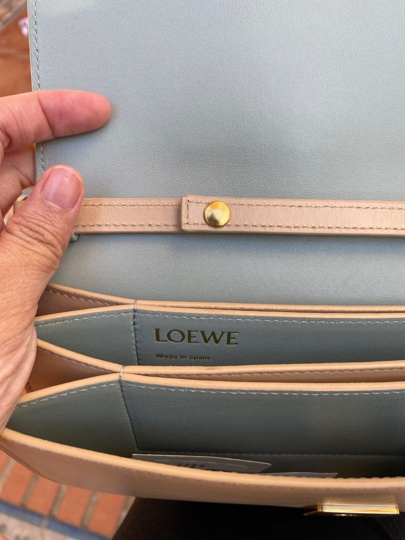 Loewe Goya Long Leather Clutch