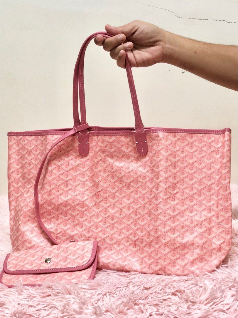 Goyard, Bags, Rare Gm Goyard Authentic St Louis Pink Tote Bag No Pouch