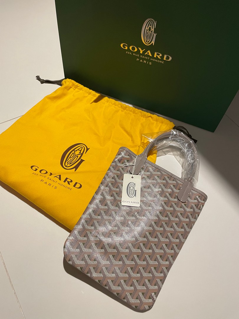 GOYARD-Goyard Poitiers Claire-Voie Bag PM Yellow