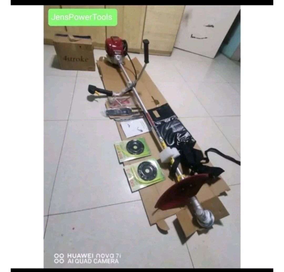 Grass cutter rice harvester (Category: Grass Mowers & Trimmers) located in Antipolo. Submitted by jenspowertools (Listing ID 1241084506, Image 3). Description: 👉7,699 pesos only 100% Brand New Honda Brush Cutter/Rice Harvester GX35 Model (Honda Thailand Manufacturing Plant) Made in Thailand (Engine) Assembled Locally Heavy Duty Complete Set FREE Nylon/Tansi 1 set Rice harvester 3 Days Replacement for Factory Defect 6 Months Service Warranty [Spe
