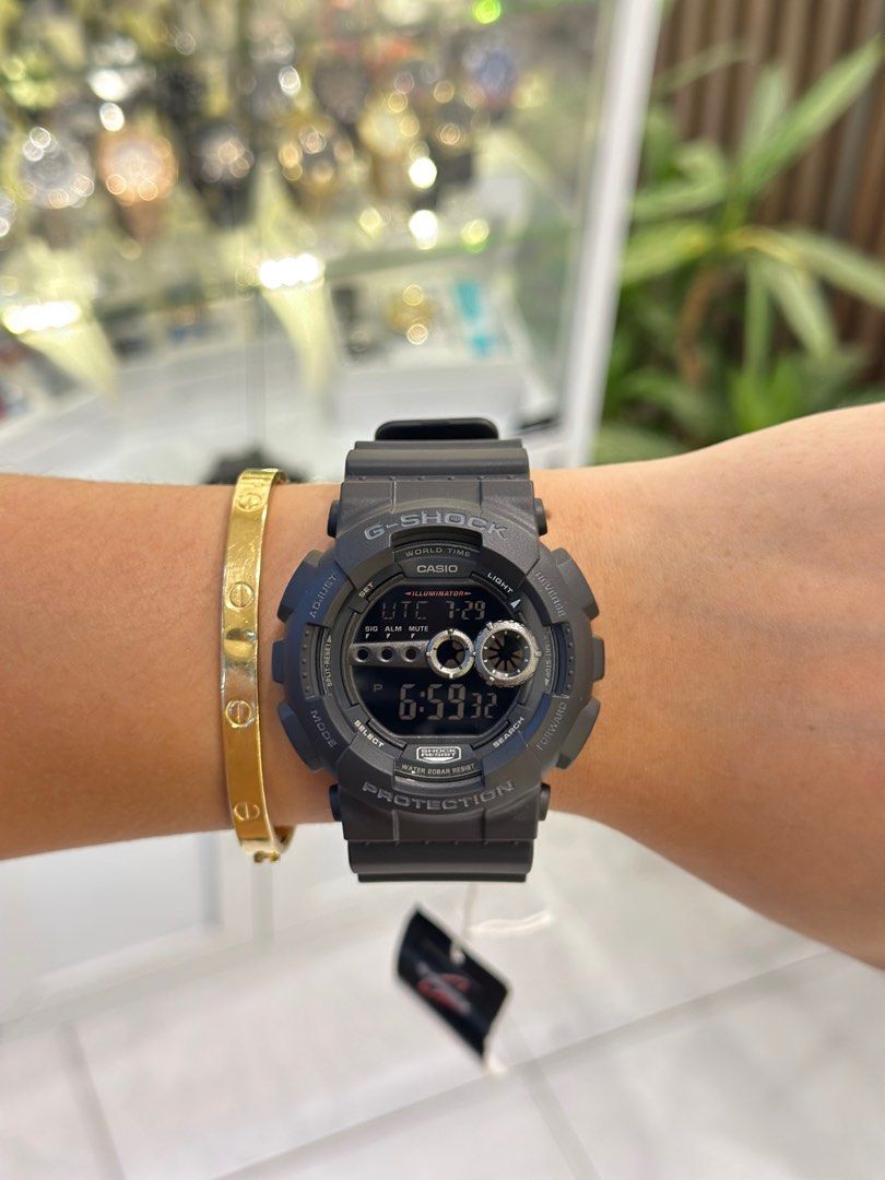 Gshock gd100 models battery operated Men s Fashion Watches Accessories Watches on Carousell